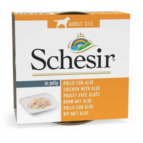 Schesir Dog Wet Food-Chicken Fillets With Aloe