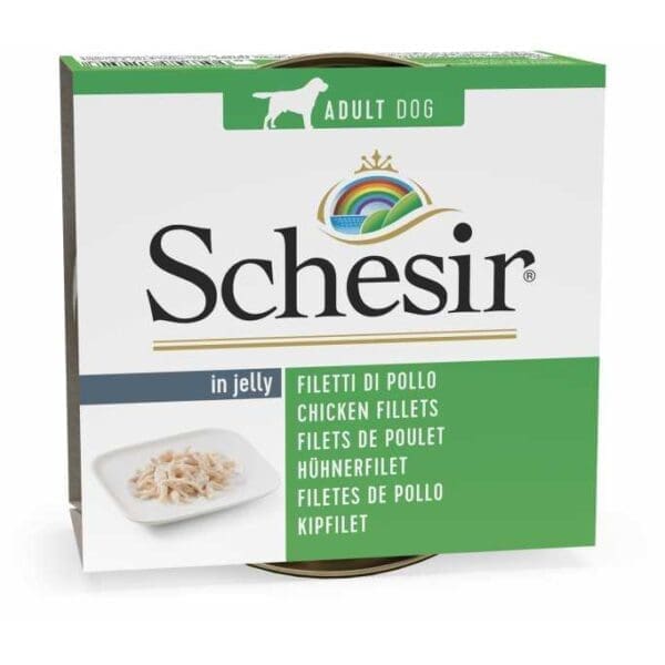 Schesir Dog Wet Food-Chicken Fillets