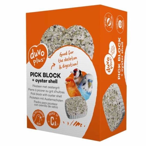 Duvo+ Pick Block With Oyster Grit 200g - 7.2x9.7x3.5 cm