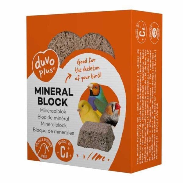 Duvo+ Mineral Block 80g - 6.5x5.3x2.5 cm