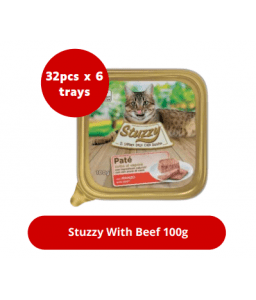 Buy 5 & Get 1 Free! Stuzzy with Beef 100g - 5 + 1 Tray Combo