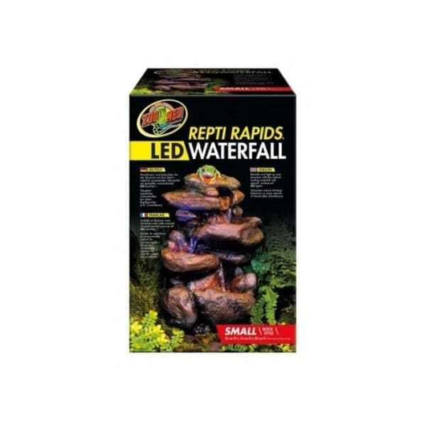 ZOO MED SMALL ROCK WATERFALL W/LED